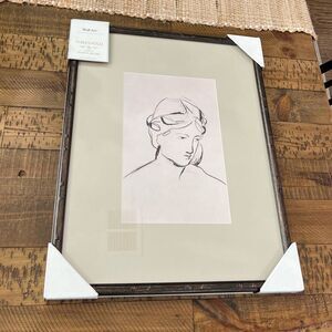Studio McGee 16x20 Line Drawn Portrait Framed Wall Art - Target NEW RARE